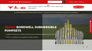 Pump Manufacturer in India | Aquatex | Texmo - pump manufacturer