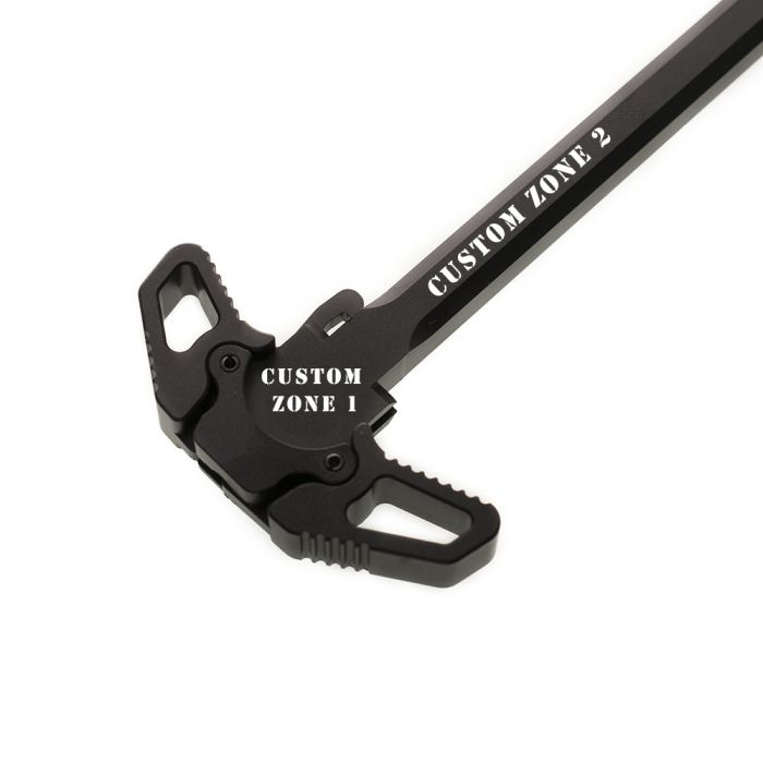 A relevant stock photo of ar 15 charging handle custom in a typical setting.