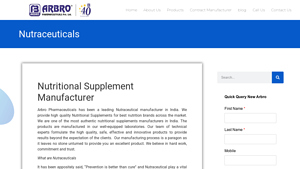 Nutraceuticals Manufacturers in India - Nutritional Supplements ... - contract manufacturer nutritional supplements