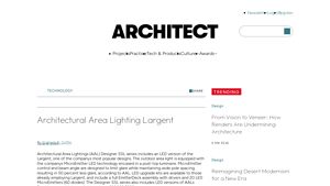 Architectural Area Lighting Largent - Architect Magazine - architectural area lighting company