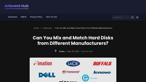 Can You Mix and Match Hard Disks from Different Manufacturers? - can you disk be from different manufacturer
