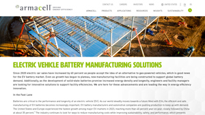 Electric Vehicle Battery Manufacturing Solutions | Armacell - electric car battery factory