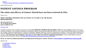 ConnectiveRx - Abbvie ArmourThyroid - armour thyroid manufacturer website