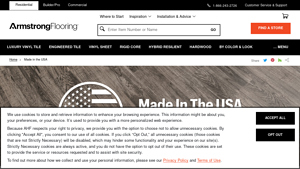 Made in the USA - Armstrong Flooring™ - luxury vinyl plank factory