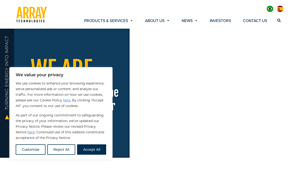 ARRAY Technologies: Home - solar array company