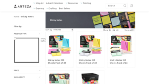 Sticky Notes - Arteza.com - sticky notes bulk