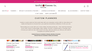 Custom Planners - Artful Planner Co. - custom planner manufacturer