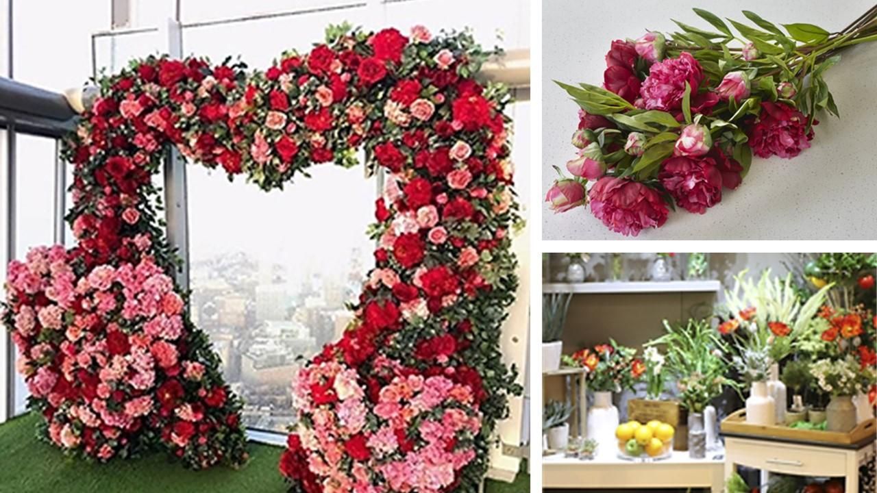 A relevant stock photo of artificial flower manufacturer in a typical setting.