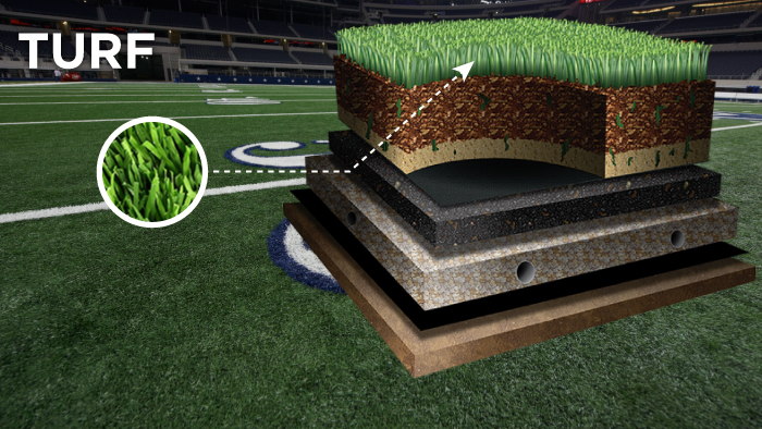 A relevant stock photo of artificial turf manufacturer in a typical setting.