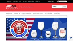 Custom Drinkware & Glassware | ARTon Products - glassware manufacturer