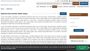 NSN Lookup | National Stock Number Catalog | NSN Database - manufacturer part number lookup