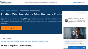 Opdivo (Nivolumab) for Mesothelioma: Benefits & Side Effects - opdivo manufacturer