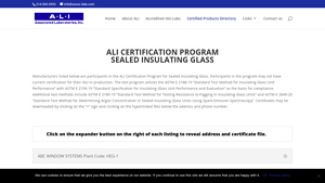 Certified Products Directory - Associated Laboratories - aama window manufacturer code lookup