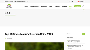 Top 10 Drone Manufacturers in China 2023 - ASYDrone - drone manufacturer