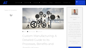 Custom Manufacturing: A Detailed Guide to Its Processes, Benefits and ... - custom manufacturer