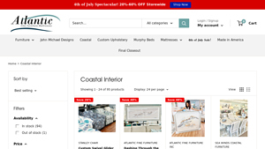Coastal Interior | Atlantic Fine Furniture Inc - coastal furniture company