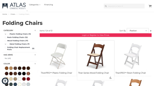 Folding Chairs - Atlas Chairs Homepage - foldable chairs bulk