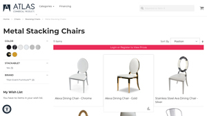 Wholesale Metal Stacking Chairs for Sale - Atlas Commercial Products - metal chairs bulk