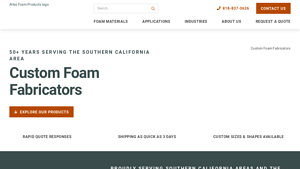 Atlas Foam - Custom Foam Fabrication & Custom Protective Foam Cushioning - foam manufacturer