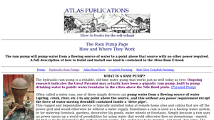 About Hydraulic Ram Pumps <br> and the e-book. - Atlas Publications - ram pump factory