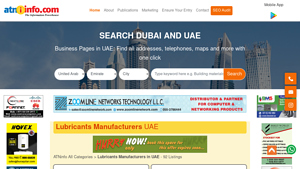 Lubricants Manufacturers In UAE - List of Top Companies UAE - Atninfo - lubricants manufacturer uae