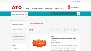 Industrial Vibration Electric Motors | ATO.com - vibration motor factory