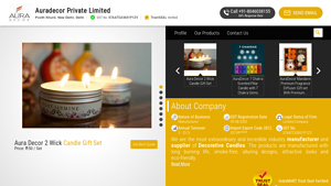 Auradecor Private Limited - Manufacturer of Jar and Container Candles ... - candle manufacturer