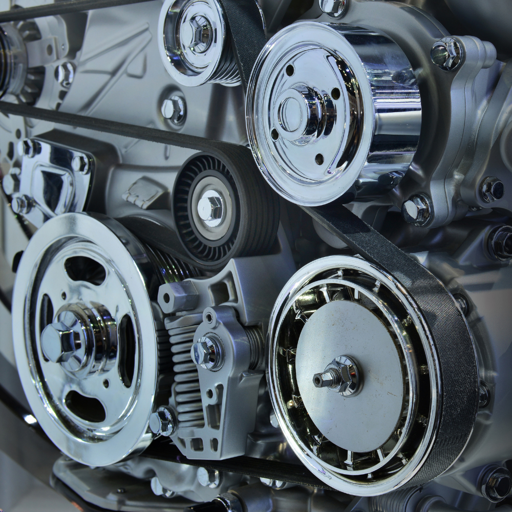 A relevant stock photo of auto engine manufacturer in a typical setting.
