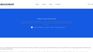 Global Car Sales Forecast 2024 - AutoAnvil Guide to Automotive Excellence - global car sales by manufacturer 2024