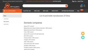 List of automobile manufacturers of China - AutoFromChina - car manufacturer in china
