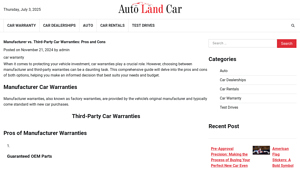 Manufacturer vs. Third-Party Car Warranties: Pros and Cons - automobile warranties by manufacturer