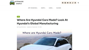 Where Are Hyundai Cars Made? Look At Hyundai's Global Manufacturing - hyundai country manufacturer