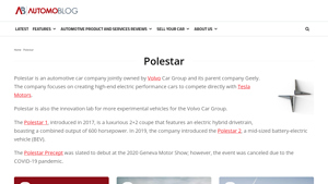 Polestar News, Reviews, and Overview on Automoblog - polestar electric car company