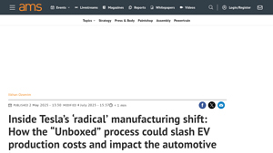 Tesla Does It Again - The 'Unboxed' Car Production Technique - tesla s factory
