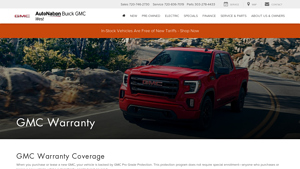 GMC Warranty Program at AutoNation Buick GMC West | Golden Dealer - gmc manufacturer warranty
