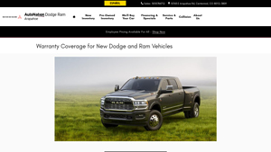 Warranty Coverage for New Dodge and Ram Vehicles - dodge manufacturer warranty