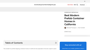 Best Modern Prefab Container Homes in California - Autonomous - prefab container house factory