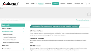 China Pneumatic Actuator Manufacturers, Suppliers, Factory - pneumatic actuator factory