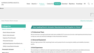 China Electric Actuator Manufacturers, Suppliers, Factory - Pricelist ... - actuator manufacturer