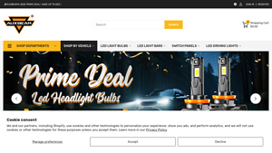 Auxbeam® LED Headlight Bulbs, Off Road Lights, Switch Panel - aux manufacturer