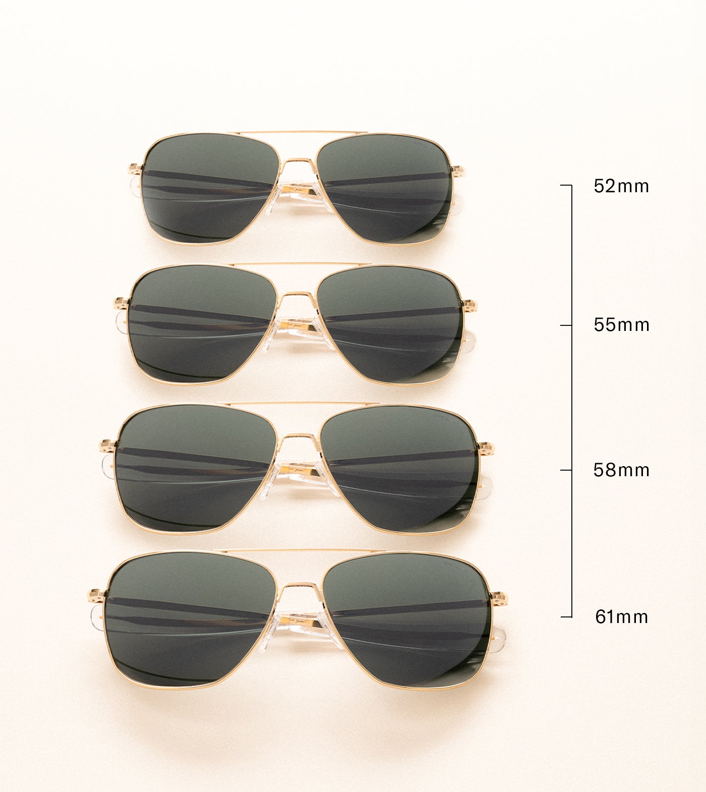 A relevant stock photo of aviator sunglasse manufacturer in a typical setting.
