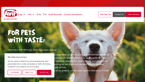 Pet Food Manufacturer | AVI Products - dog food manufacturer