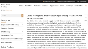 China waterproof interlocking vinyl flooring Manufacturers Suppliers ... - waterproof vinyl flooring factory