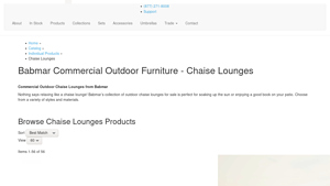 Modern Outdoor Chaise Lounges for Sale - Babmar - outdoor chaise lounge factory