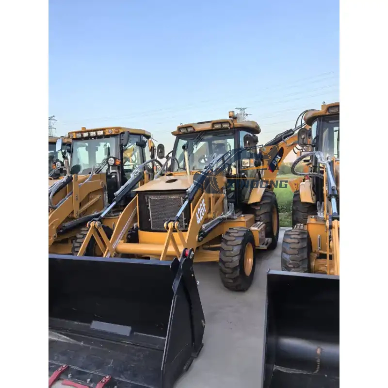A relevant stock photo of backhoe loader supplier in a typical setting.