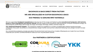 Backpacks Supplier China, Backpacks Factory China, Vietnam - backpack manufacturer