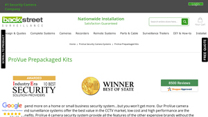 ProVue 4 Security Camera System for Home & Business - Backstreet - best home security camera system company