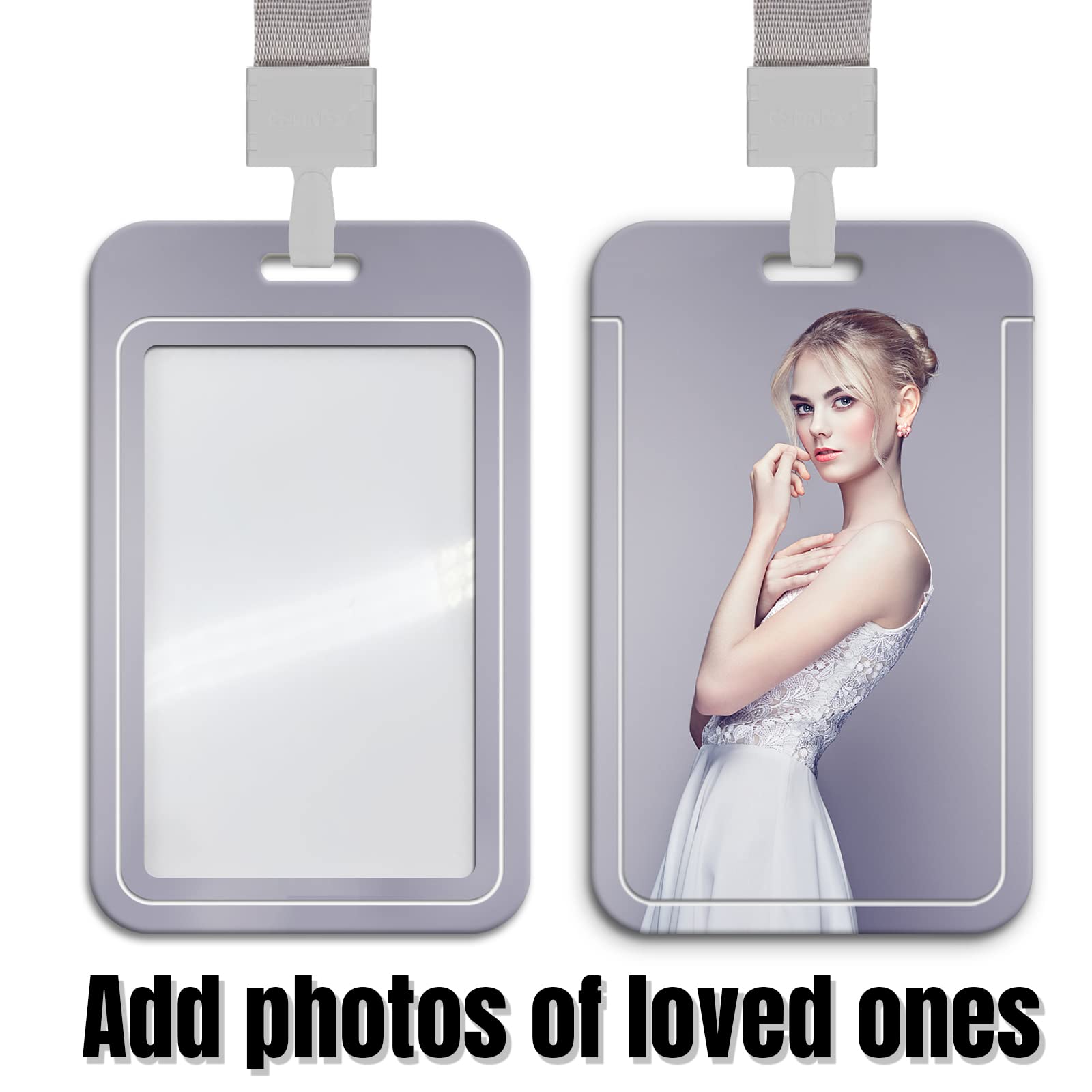 A relevant stock photo of badge holders custom in a typical setting.