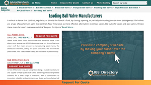 Ball Valve Manufacturers | Ball Valve Suppliers - Valve Manufacturing Companies