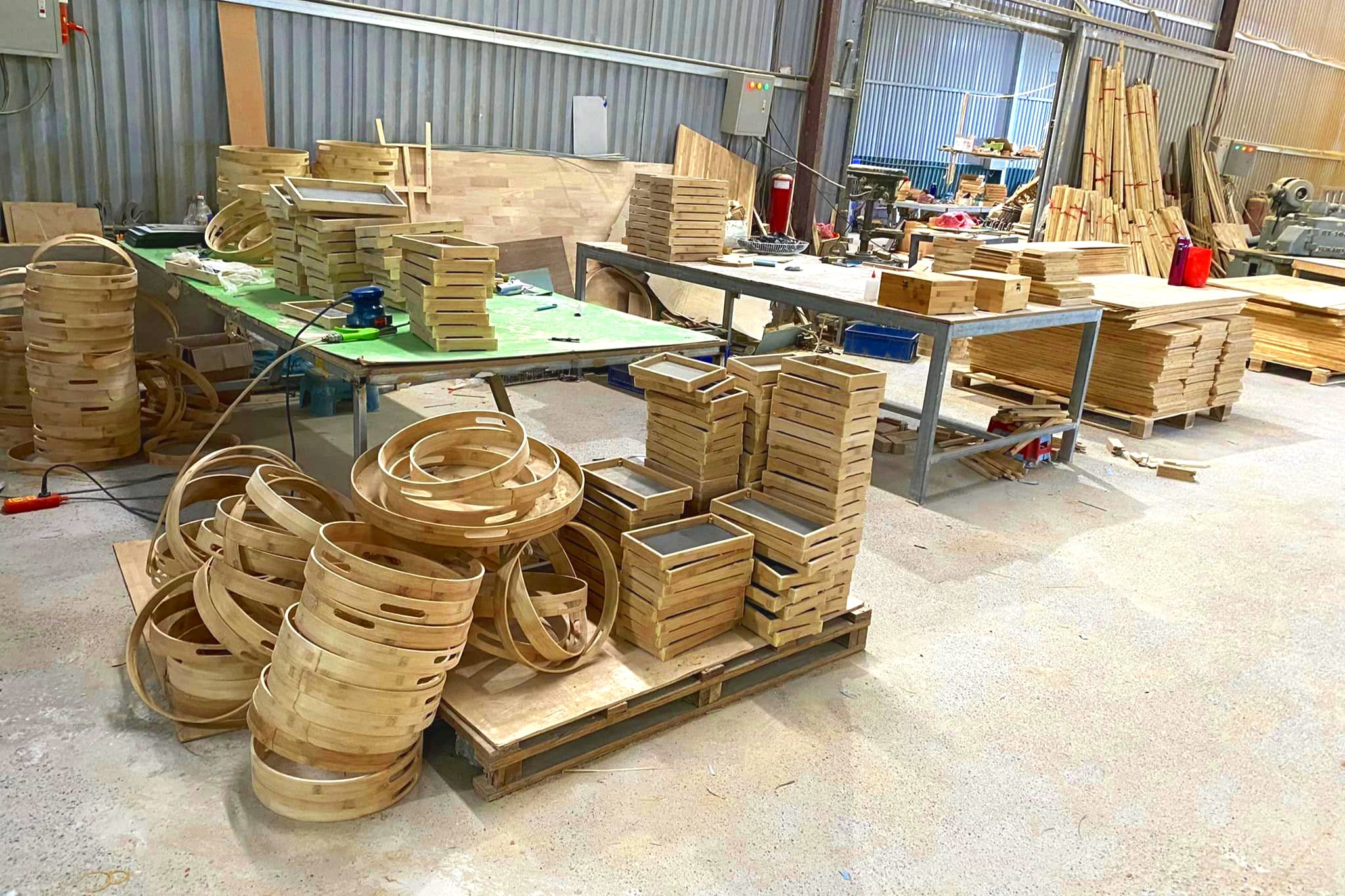 A relevant stock photo of bamboo products supplier in a typical setting.